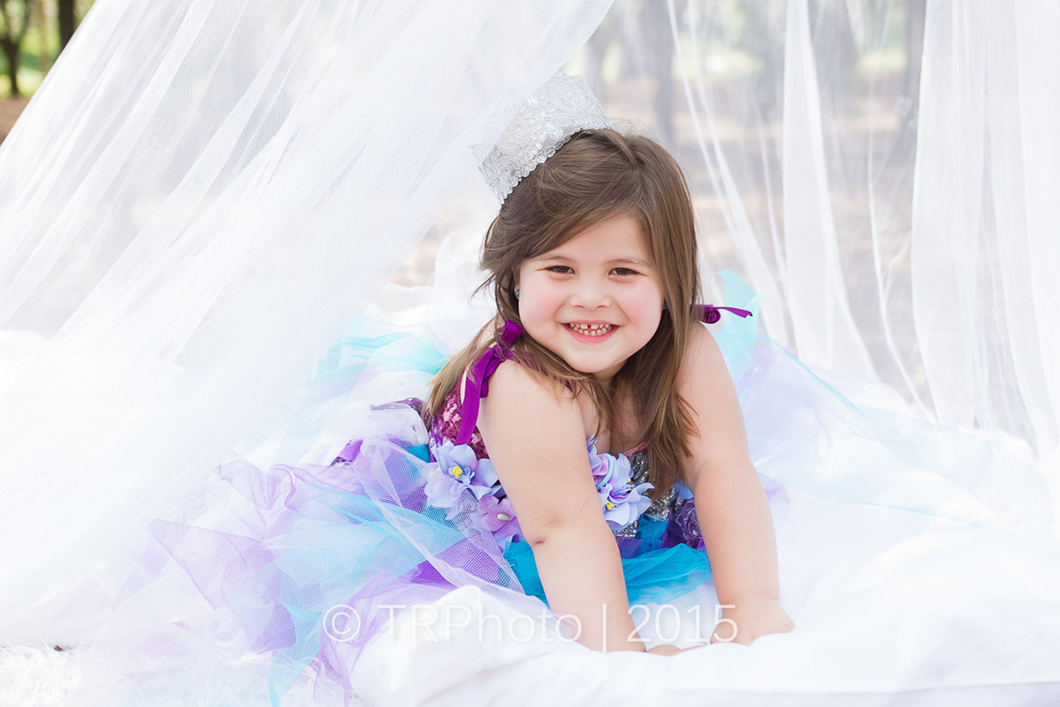 Gia's Princess Photoshoot - TRPhoto Family Photography